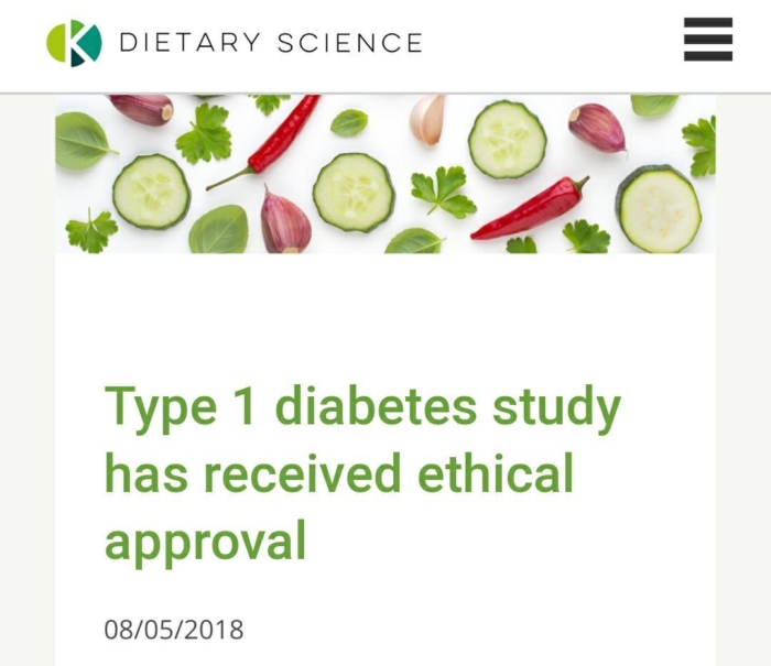 Type 1 Diabetes Ethics Approval